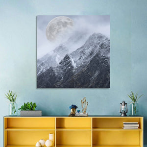 Moon & Mountains Wall Art