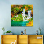 Plitvička Jezera Autumn Falls Wall Art