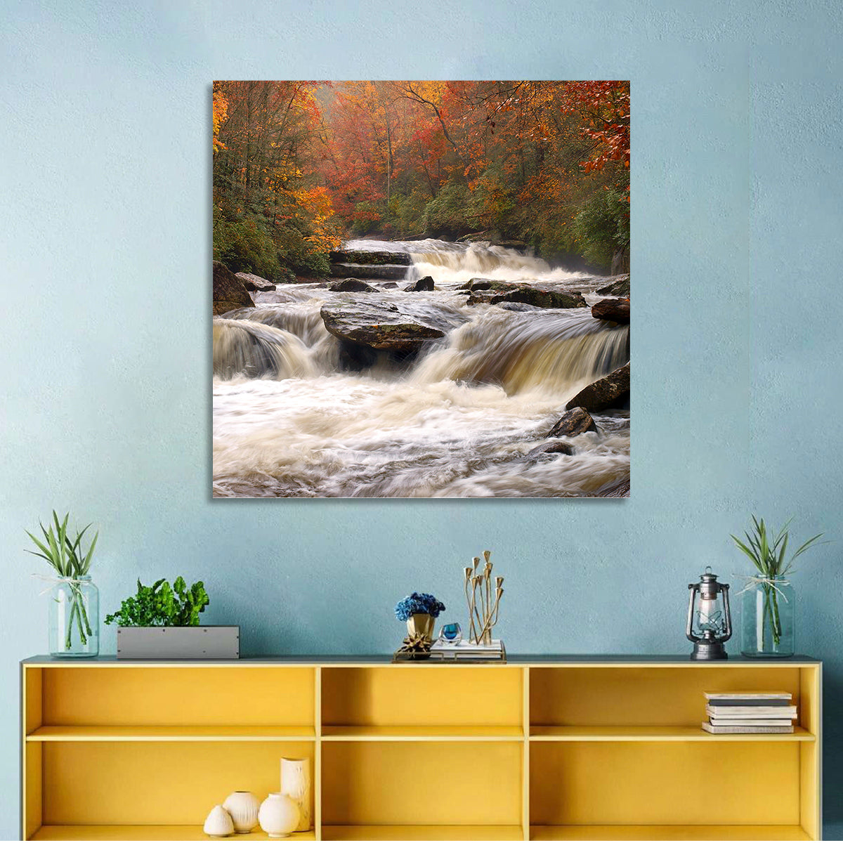 Carolina River in Autumn Wall Art