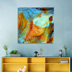 Agate-inspired Rock Pattern Wall Art