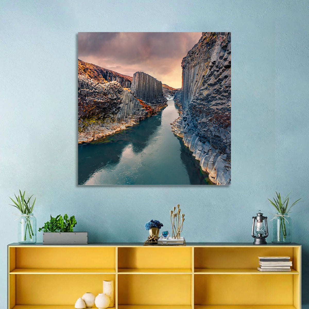 Studlagil Canyon Wall Art