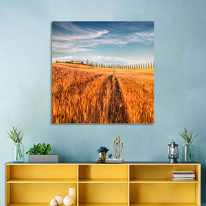 Tuscan Wheat Field Wall Art