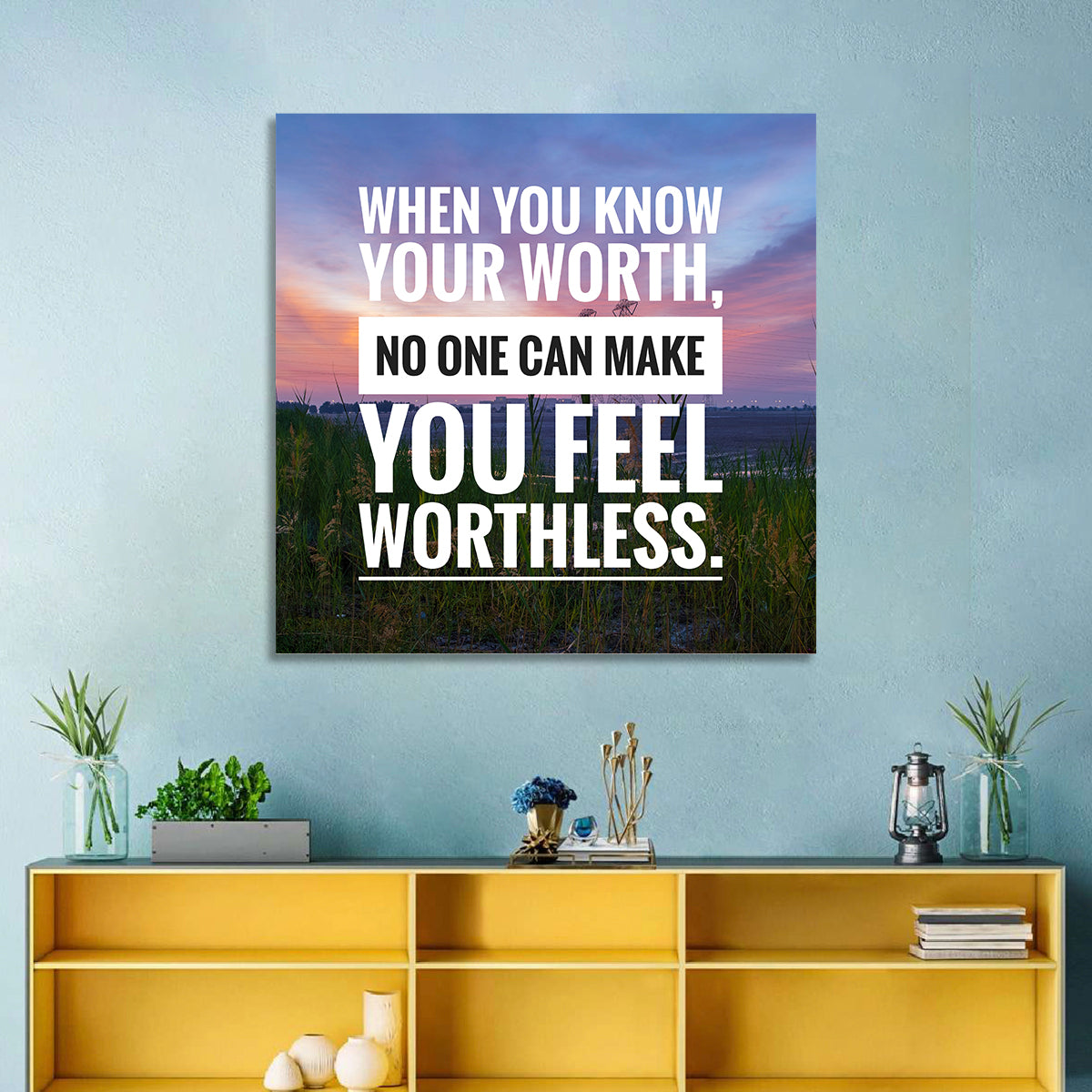 When You Know Your Worth Wall Art