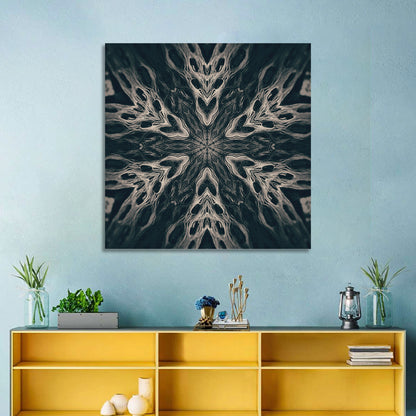 Gothic Demon Mandala Wall Art