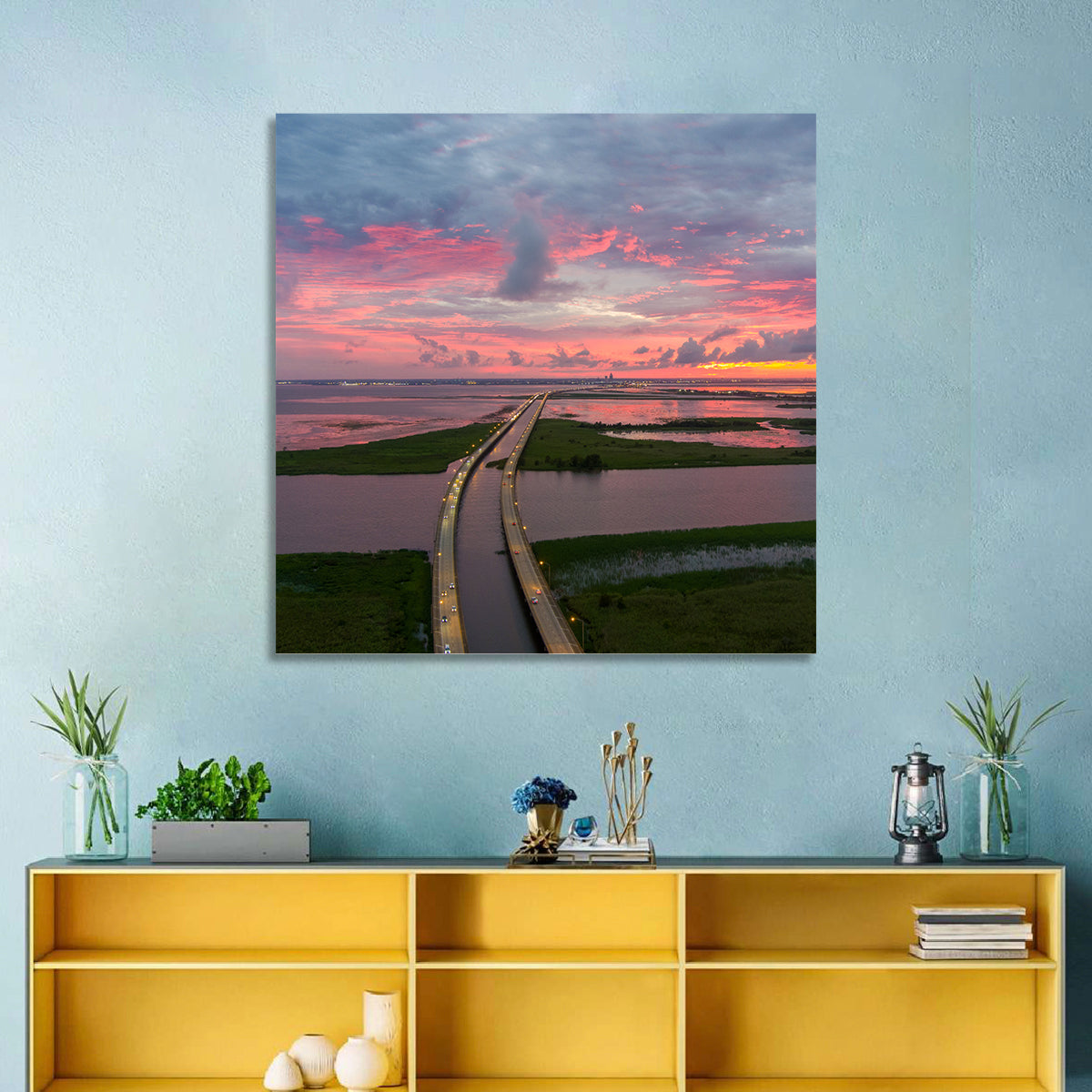 Mobile Bay Bridge Wall Art