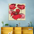 Vintage Poppy Illustration Wall Art