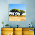Acacia and Baobab Trees Wall Art