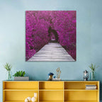 Magenta Mangrove Pathway Wall Art