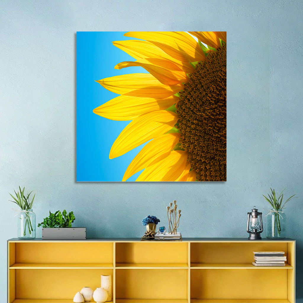 Sunflower Close-up Wall Art