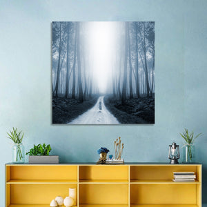 Scary Forest Road Wall Art