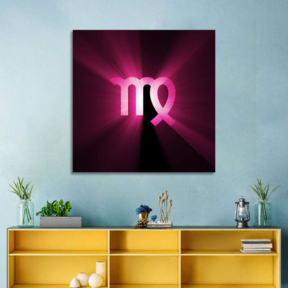 Virgo Symbol Wall Art