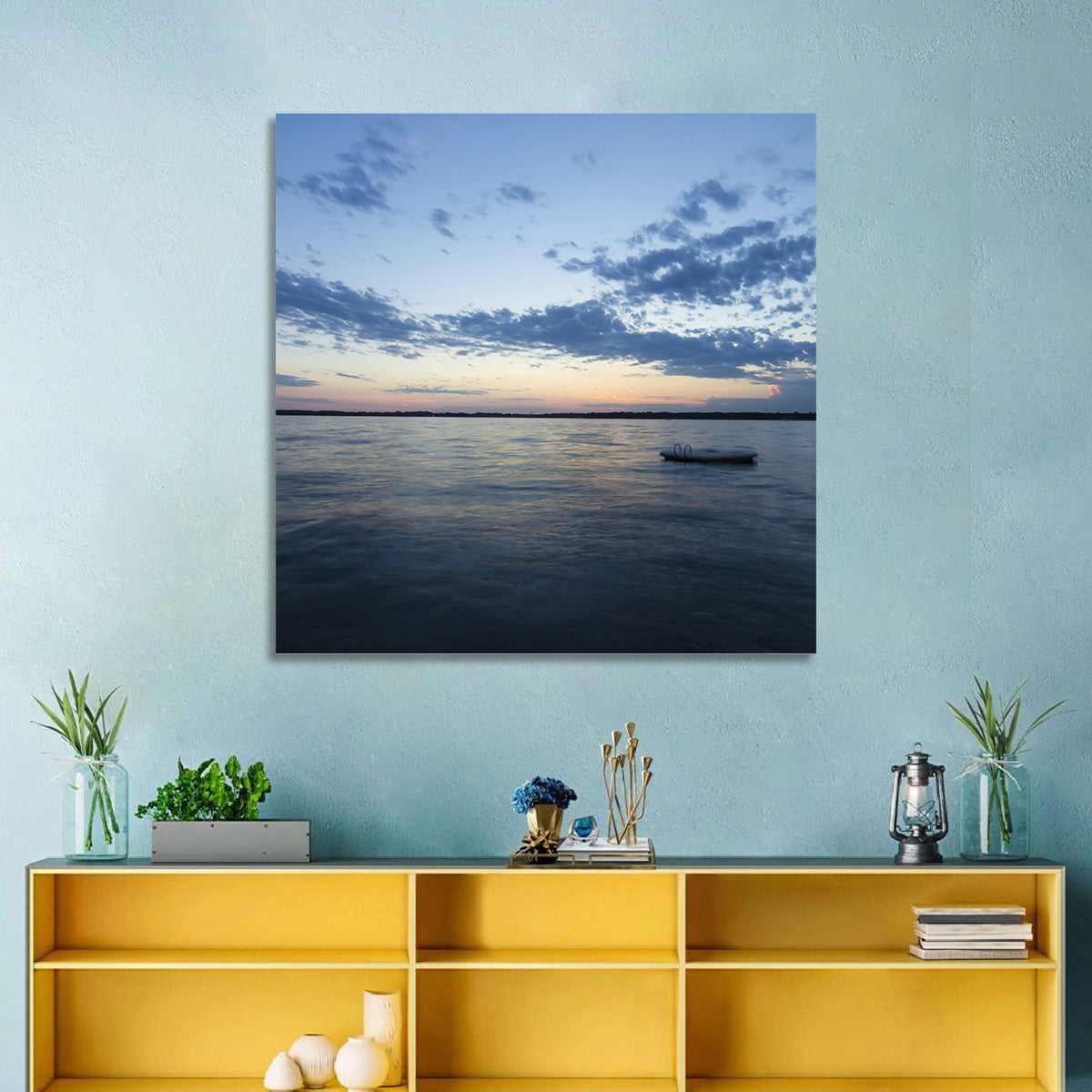 Lake Okoboji at Twilight Wall Art