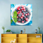 Frozen Berry Bowl Wall Art
