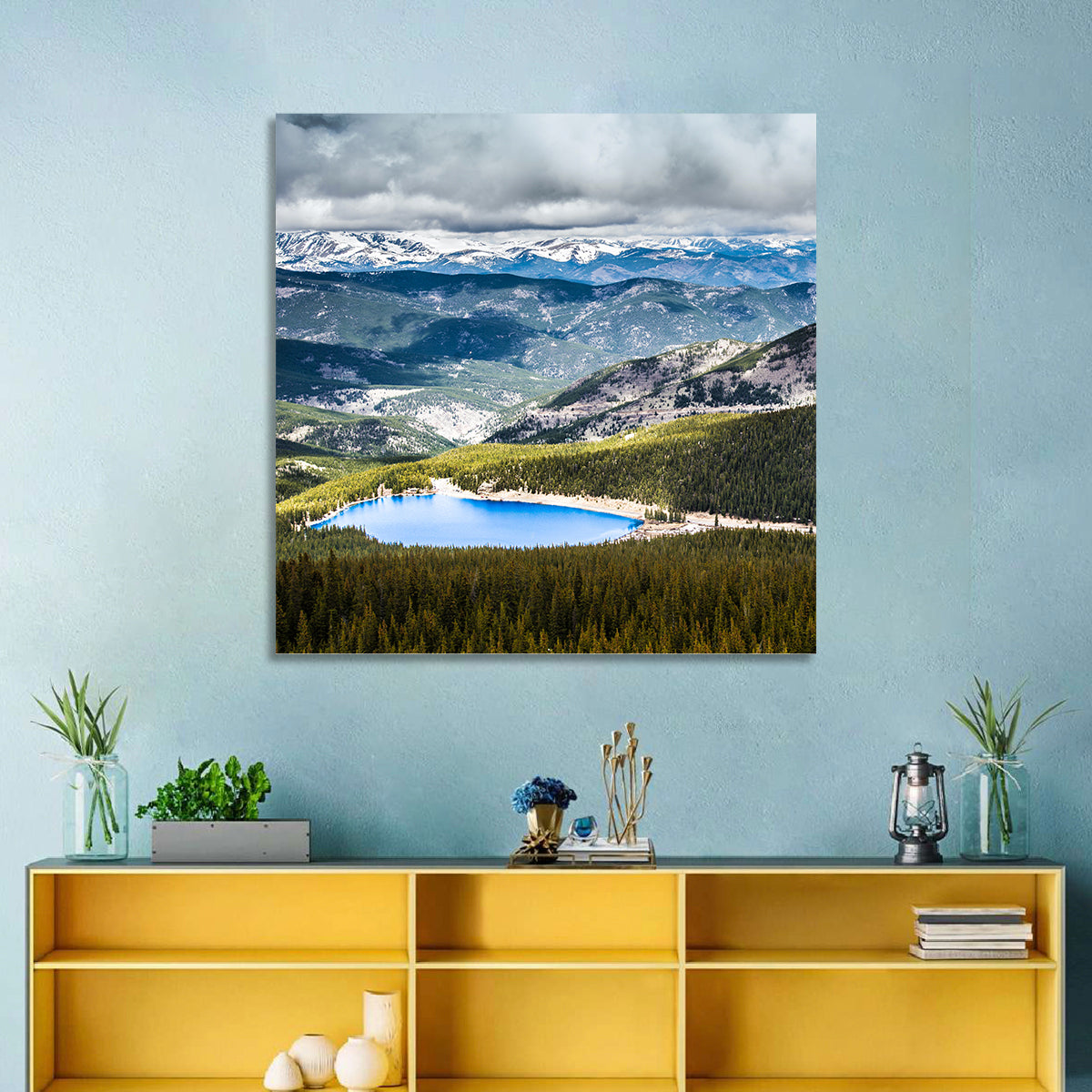 Mt Evans Echo Lake View Wall Art