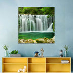 Emerald Lake Waterfall Wall Art