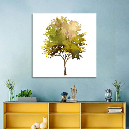 Watercolor Tree Wall Art