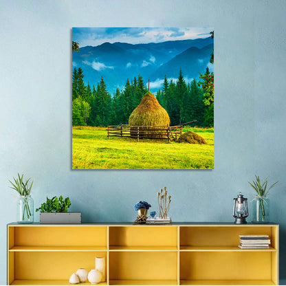 Mountain Haystack Wall Art