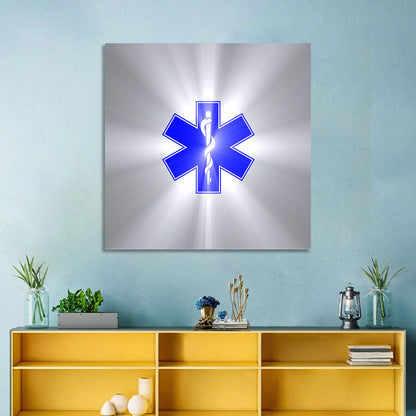 Emergency Medical Technician Symbol Wall Art