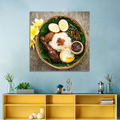 Nasi Campur Dish Wall Art