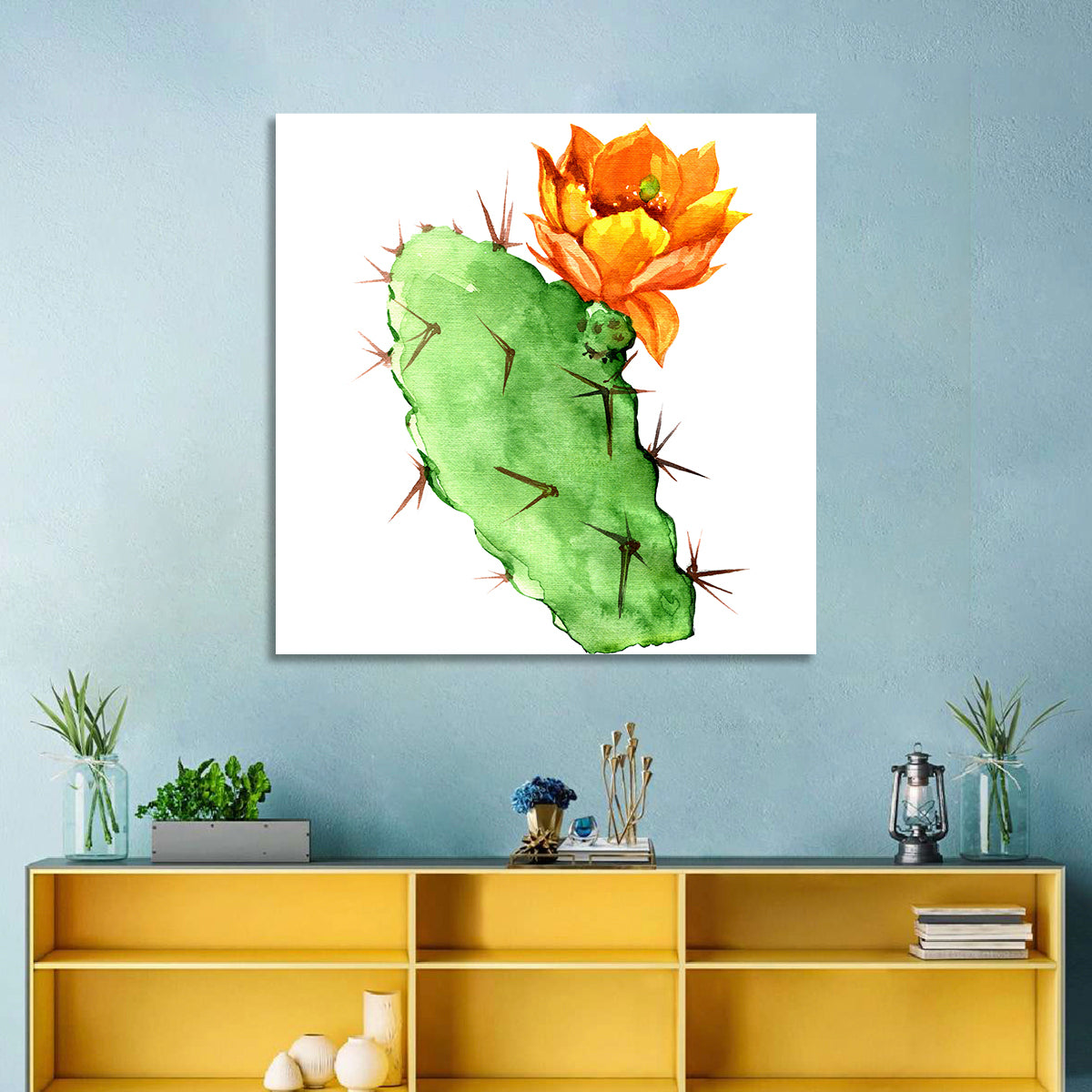 Opuntia Cactus Wall Art