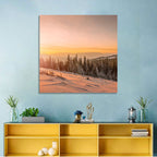 Hoverla Snowfield at Sunset Wall Art