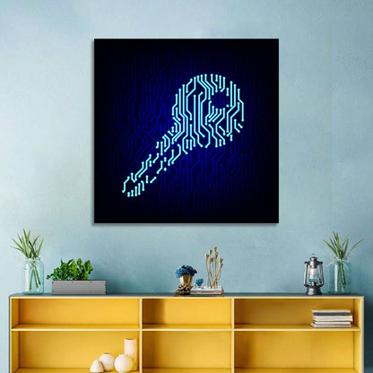 Digital Key Concept Wall Art