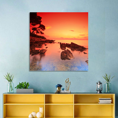 Brac Island Sunset Wall Art