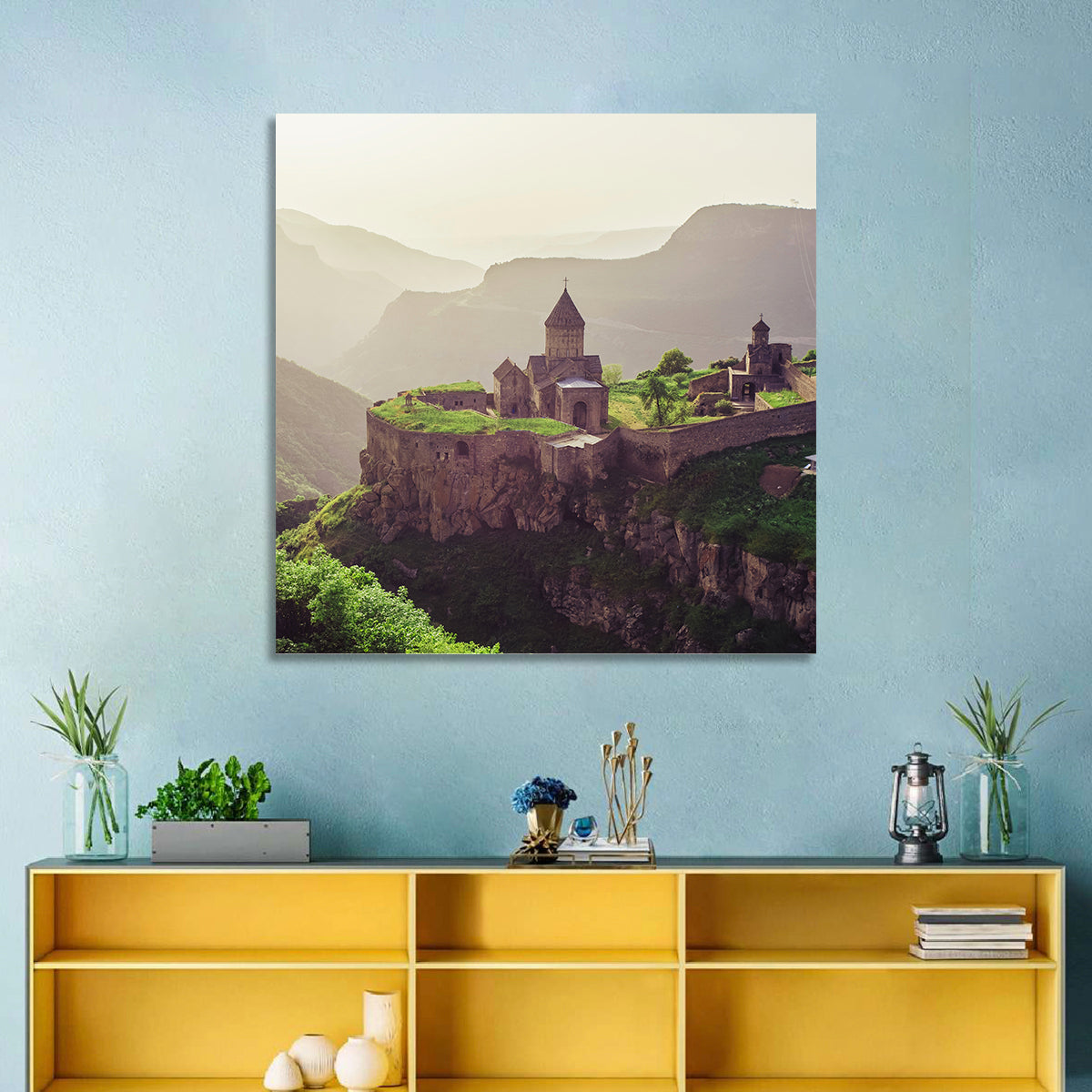 Tatev Monastery at Golden Hour Wall Art
