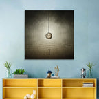 Suspended Pocket Watch in Rain Wall Art