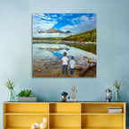 Pyramid Lake Reflection Wall Art