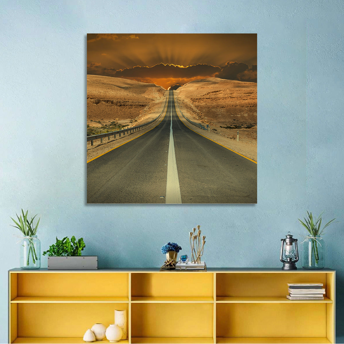 Negev Desert Road Wall Art