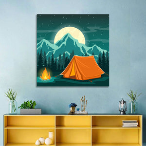 Camping Concept Wall Art