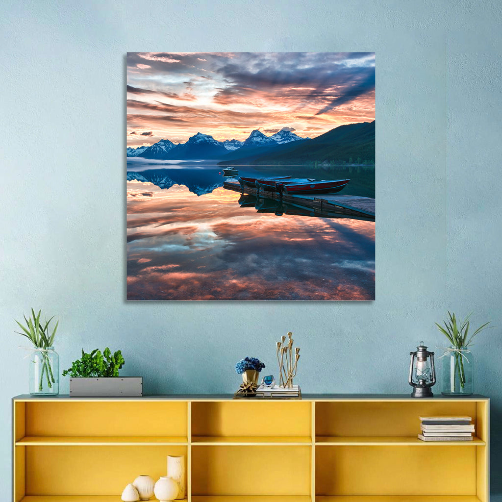 Lake Mcdonald Sunrise Wall Art