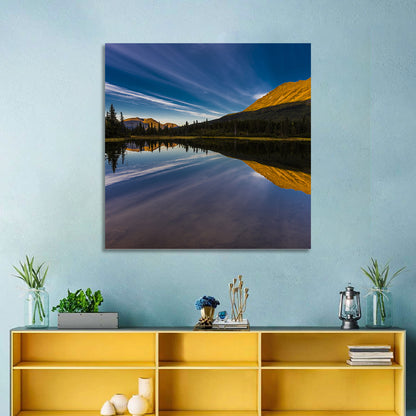 Rainbow Lake in Aleutian Mountains Wall Art