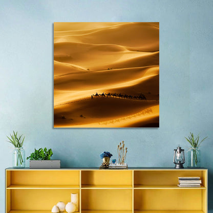 Desert Camel Caravan Wall Art