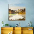Bright Green Tailings Lake Wall Art