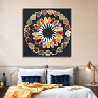 Circular Heart Bowls of Fresh Ingredients Wall Art