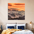 Pestera Mountain Sunrise Wall Art