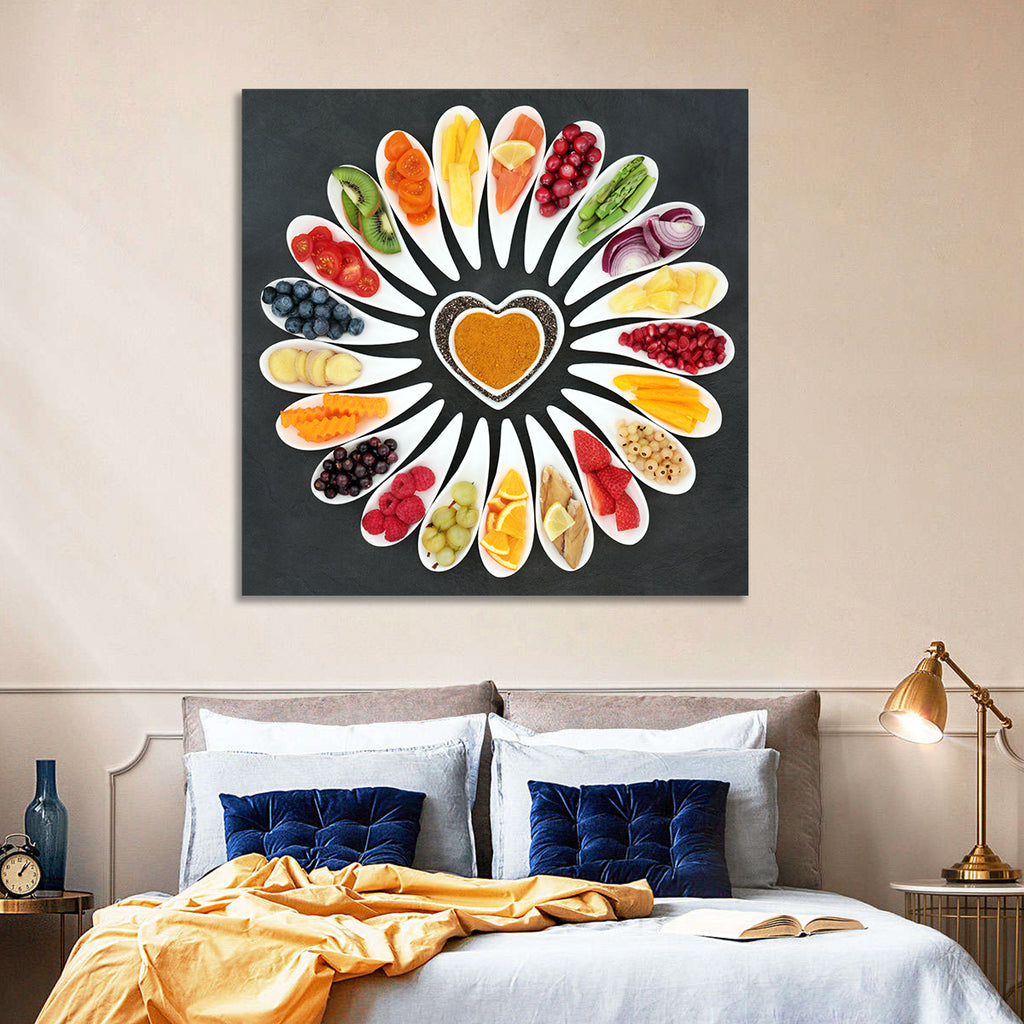 Heart-shaped Superfood Arrangement Wall Art