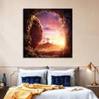 Three Crosses at Sunrise Wall Art