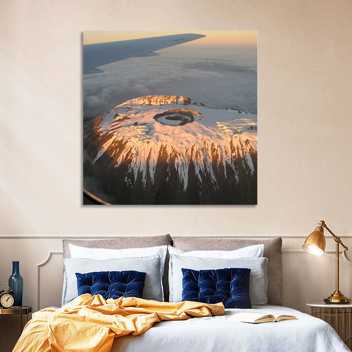 Mount Kilimanjaro Sunset Wall Art