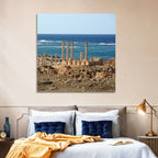 Leptis Magna Coastal Ruins Wall Art