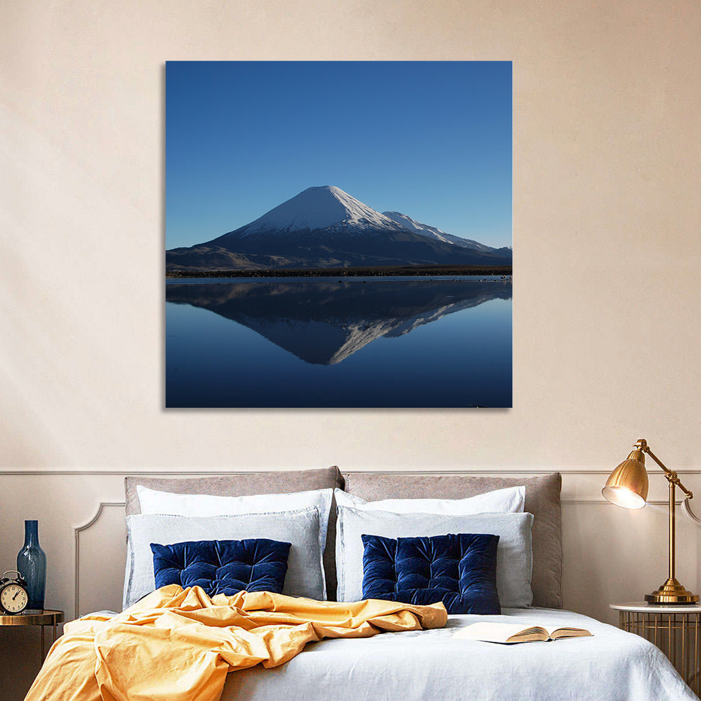 Chungara Lake Reflection Wall Art