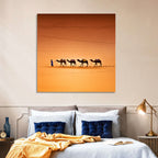 Sahara Camel Caravan Wall Art