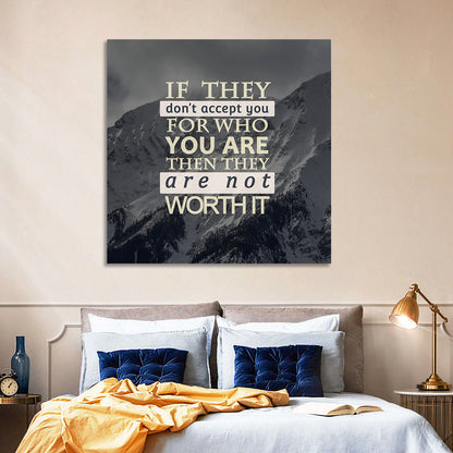 They Are Not Worth It I Wall Art