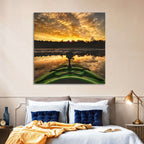 Beaver Dam Sunset, Canada Wall Art