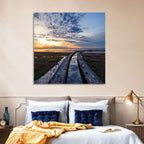 Mobile Bay Bridge at Sunset Wall Art