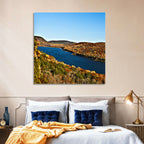 Lake of the Clouds Golden Hour Wall Art