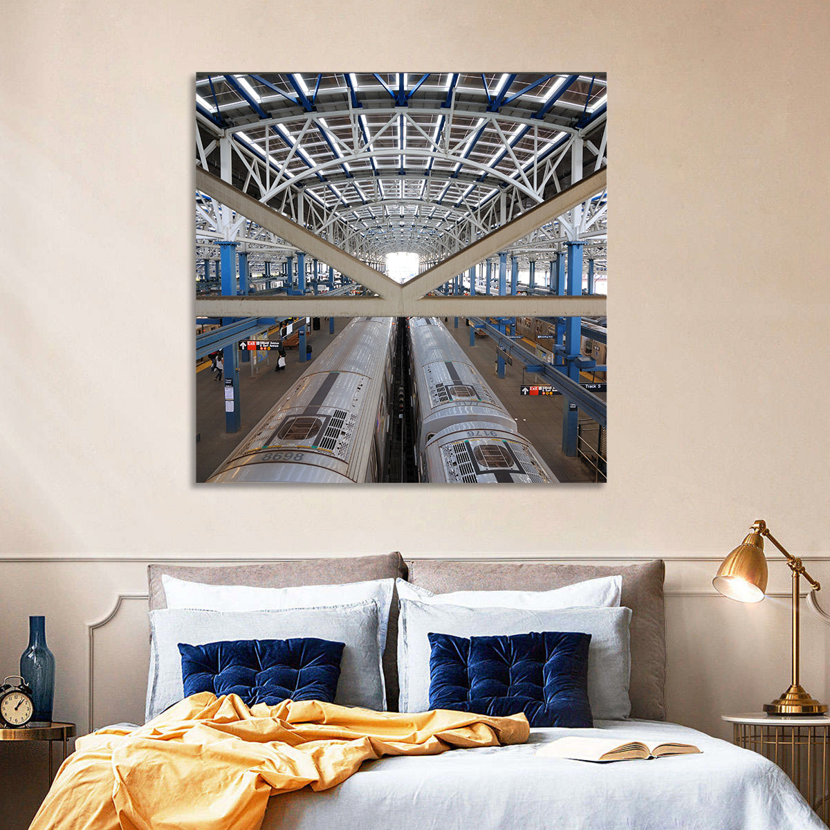 Stillwell Avenue Station Platform Perspective Wall Art
