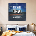 Silence Separates People Wall Art